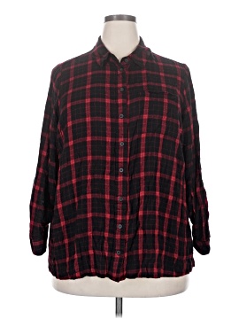 Lane Bryant Long Sleeve Button-Down Shirt (view 1)