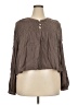 Gap 100% Rayon Brown Long Sleeve Blouse Size XXL - photo 1