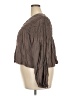 Gap 100% Rayon Brown Long Sleeve Blouse Size XXL - photo 5
