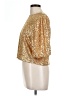 Alexia Admor Gold 3/4 Sleeve Blouse Size L - photo 5