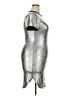 Assorted Brands Metallic Silver Cocktail Dress Size XXXL - photo 4