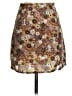 Shein 100% Polyester Print Brown Casual Skirt Size 2 - photo 1