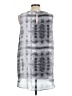 H By Halston 100% Polyester Stripes Gray Sleeveless Blouse Size L - photo 2