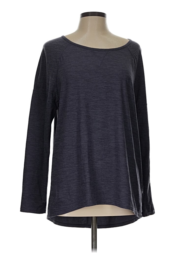 Pre-owned Apana 3/4 Sleeve T-shirt In Gray