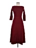 Assorted Brands Burgundy Casual Dress Size M - photo 1
