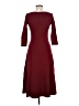 Assorted Brands Burgundy Casual Dress Size M - photo 2