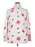 Merona 100% Polyester Floral Ivory Long Sleeve Blouse Size XXL - photo 2
