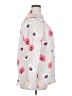 Merona 100% Polyester Floral Ivory Long Sleeve Blouse Size XXL - photo 4