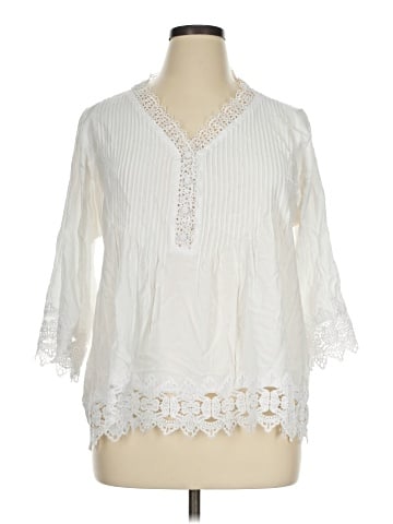 Chelsea & Theodore 3/4 Sleeve Blouse (view 1)