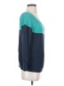Banana Republic Color Block Teal Pullover Sweater Size S - photo 4