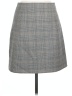 Babaton Plaid Gray Formal Skirt Size 10 - photo 2