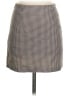Shein 100% Polyester Houndstooth Brown Casual Skirt Size 2 - photo 1
