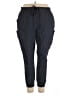 Old Navy Solid Black Cargo Pants Size XXL - photo 1