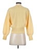 Sandro 100% Wool Yellow Wool Cardigan Size Sm (1) - photo 2