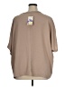 ee:some 100% Polyester Tan Short Sleeve Top Size XL - photo 2