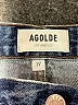 AGOLDE 100% Cotton Blue Denim Shorts Size 27 waist - photo 3