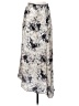 Vince. 100% Silk Silver Silk Skirt Size 0 - photo 2