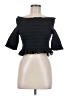 Chan Luu 100% Cotton Black 3/4 Sleeve Top Size M - photo 1