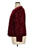 R&K 100% Polyester Burgundy Cardigan Size 14 - photo 5