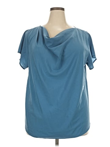 Universal Standard Short Sleeve Blouse (view 1)