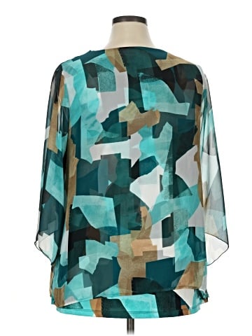 JM Collection 3/4 Sleeve T-Shirt (view 2)