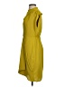 Express 100% Polyester Solid Yellow Cocktail Dress Size S - photo 5