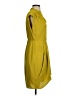 Express 100% Polyester Solid Yellow Cocktail Dress Size S - photo 4