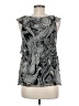 Apt. 9 100% Nylon Gray Sleeveless Blouse Size M (petite) - photo 2