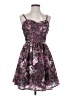 BCX 100% Polyester Paisley Purple Cocktail Dress Size 5 - photo 1