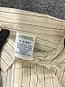 Gymboree 100% Cotton Stripes Ivory Long Sleeve Button-Down Shirt Size 6-9 mo - photo 3