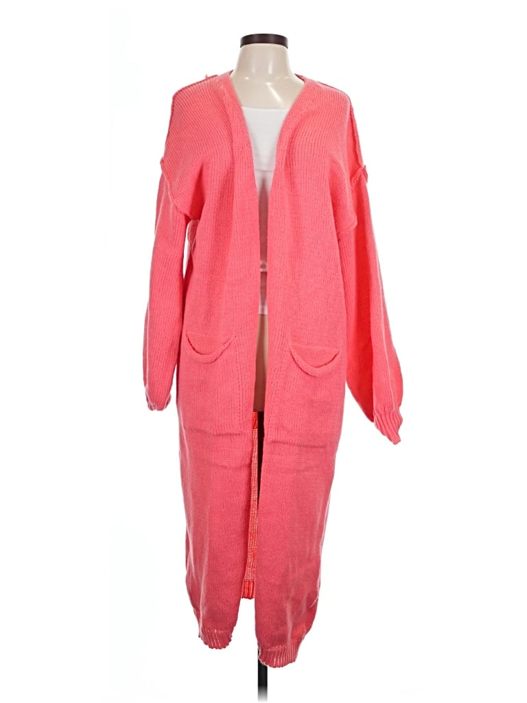Pre-owned Unbranded Cardigan Sweater In Pink