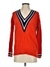 Willi Smith Color Block Orange Pullover Sweater Size S - photo 1