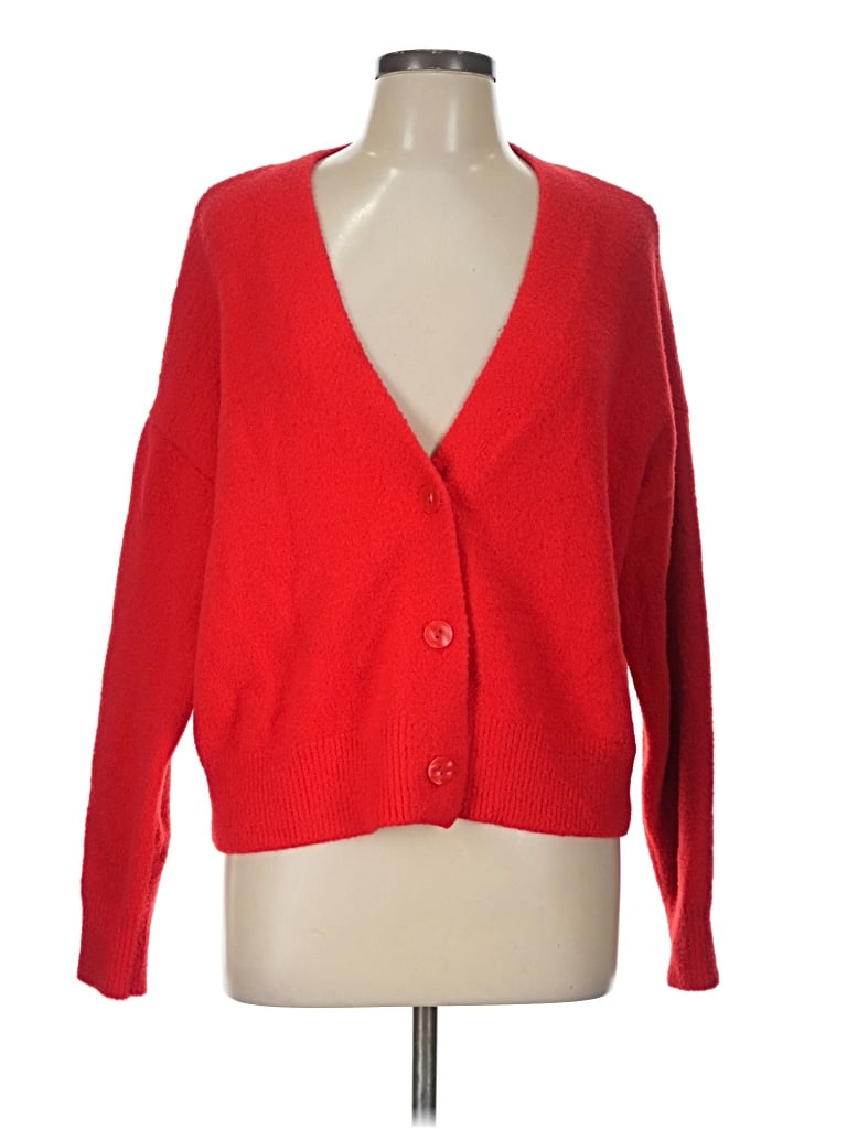 Pre-owned A New Day Cardigan Sweater In Red