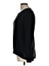Daisy Fuentes Black Long Sleeve Top Size L - photo 5