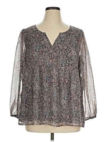 Lucky Brand Long Sleeve Blouse (view 1)