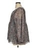 Lucky Brand Gray Long Sleeve Blouse Size XL - photo 5