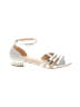 Dunion Metallic Silver Sandals Size 9 1/2 - photo 1