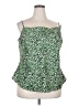 Bar III Green Sleeveless Top Size XXL - photo 1