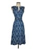 Tory Burch 100% Silk Blue Cocktail Dress Size S - photo 1