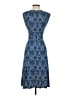 Tory Burch 100% Silk Blue Cocktail Dress Size S - photo 2