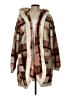 Assorted Brands 100% Polyester Plaid Brown Poncho Size L - photo 1