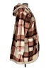 Assorted Brands 100% Polyester Plaid Brown Poncho Size L - photo 4