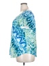 White Stag 100% Polyester Tie-dye Teal Short Sleeve Top Size 2X - photo 5