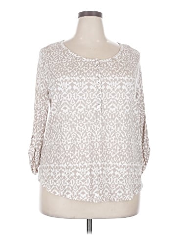 SONOMA life + style 3/4 Sleeve Blouse (view 1)