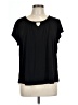 Southern Lady Black Short Sleeve Blouse Size L - photo 1
