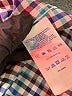 Lands' End 100% Baumwolle Checkered-gingham Green Purple Long Sleeve Button-Down Shirt Size 10 - photo 4