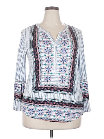 Style&Co 3/4 Sleeve Blouse (view 1)