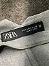 Zara Chevron-herringbone Gray Dress Pants Size S - photo 7
