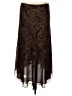 Chaps Paisley Brown Formal Skirt Size L - photo 2