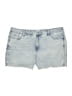 Seven7 Blue Denim Shorts Size 24 waist - photo 1